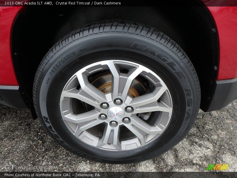 Crystal Red Tintcoat / Dark Cashmere 2013 GMC Acadia SLT AWD