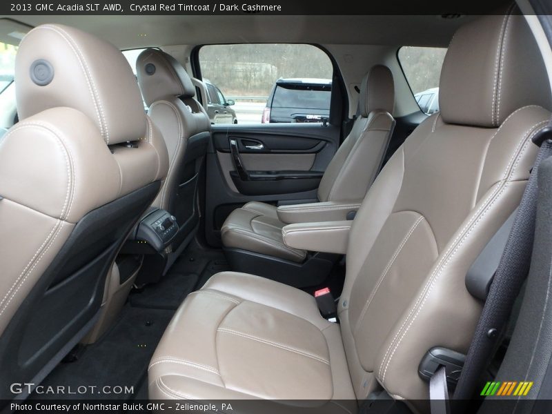 Crystal Red Tintcoat / Dark Cashmere 2013 GMC Acadia SLT AWD