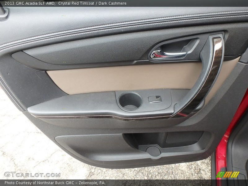 Crystal Red Tintcoat / Dark Cashmere 2013 GMC Acadia SLT AWD