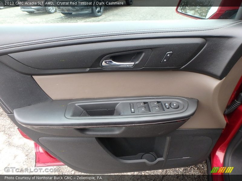 Crystal Red Tintcoat / Dark Cashmere 2013 GMC Acadia SLT AWD