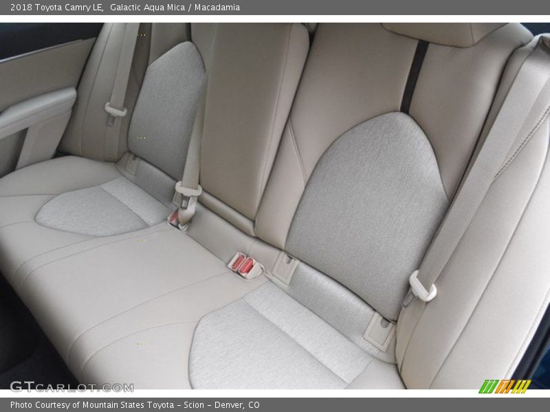 Galactic Aqua Mica / Macadamia 2018 Toyota Camry LE