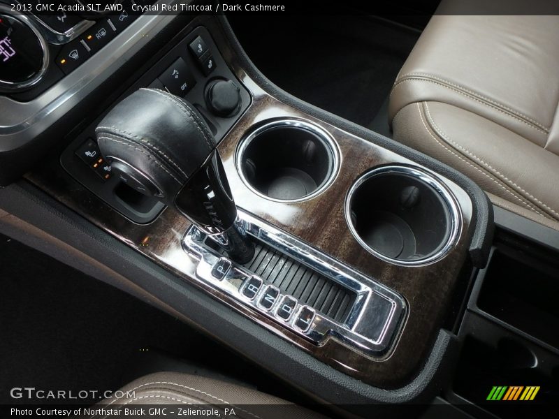 Crystal Red Tintcoat / Dark Cashmere 2013 GMC Acadia SLT AWD