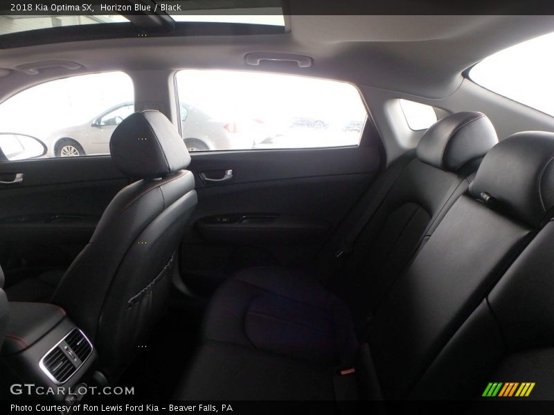 Horizon Blue / Black 2018 Kia Optima SX