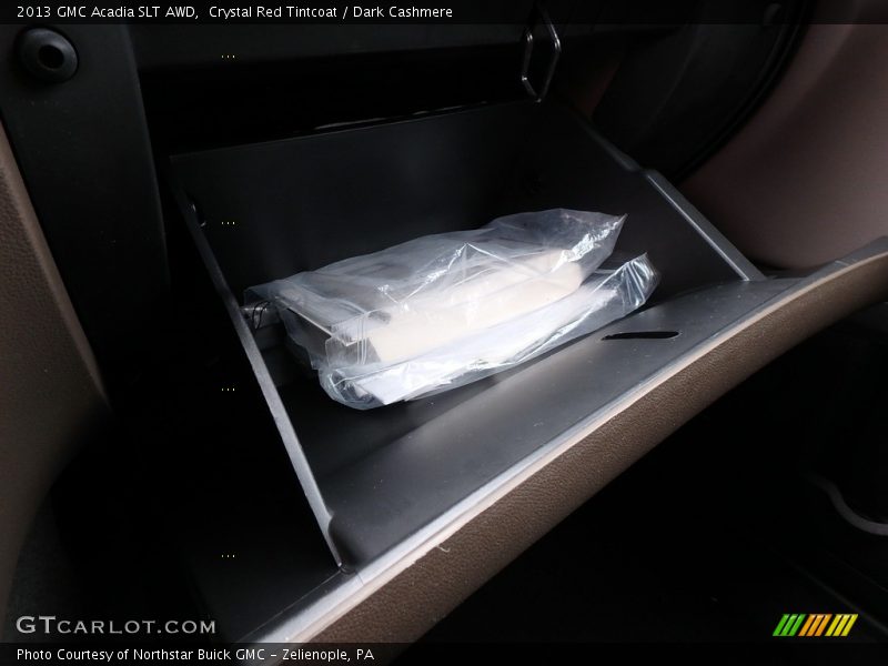 Crystal Red Tintcoat / Dark Cashmere 2013 GMC Acadia SLT AWD