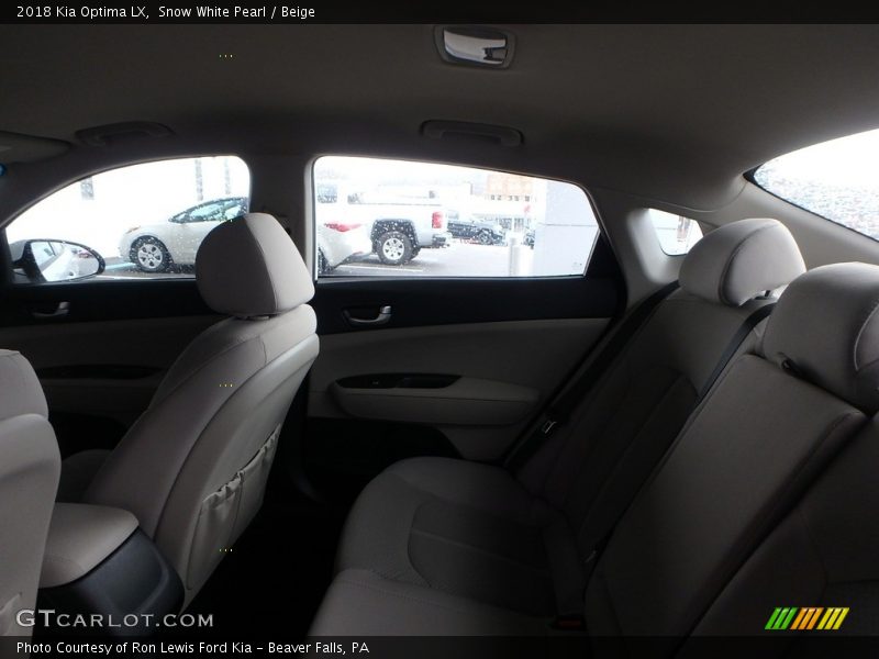 Snow White Pearl / Beige 2018 Kia Optima LX