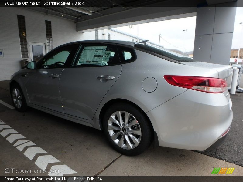 Sparkling Silver / Black 2018 Kia Optima LX