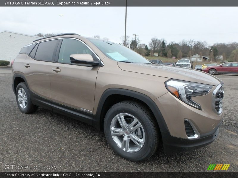 Coppertino Metallic / ­Jet Black 2018 GMC Terrain SLE AWD