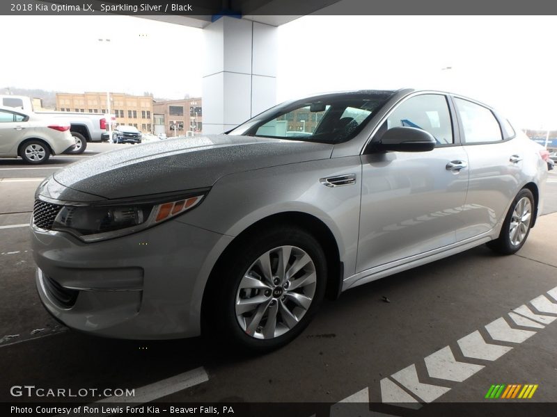 Sparkling Silver / Black 2018 Kia Optima LX