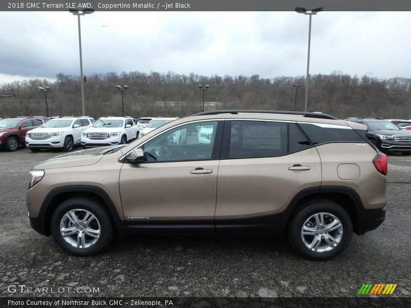 Coppertino Metallic / ­Jet Black 2018 GMC Terrain SLE AWD