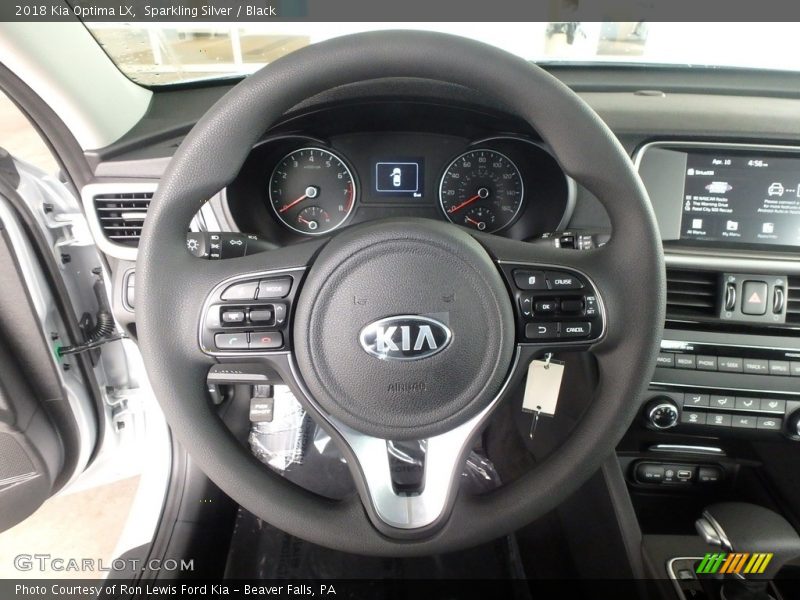 Sparkling Silver / Black 2018 Kia Optima LX