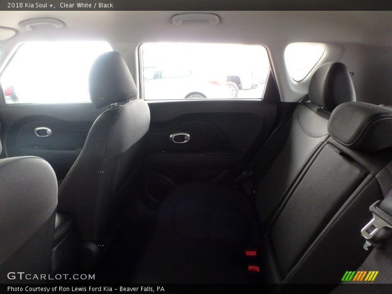 Clear White / Black 2018 Kia Soul +