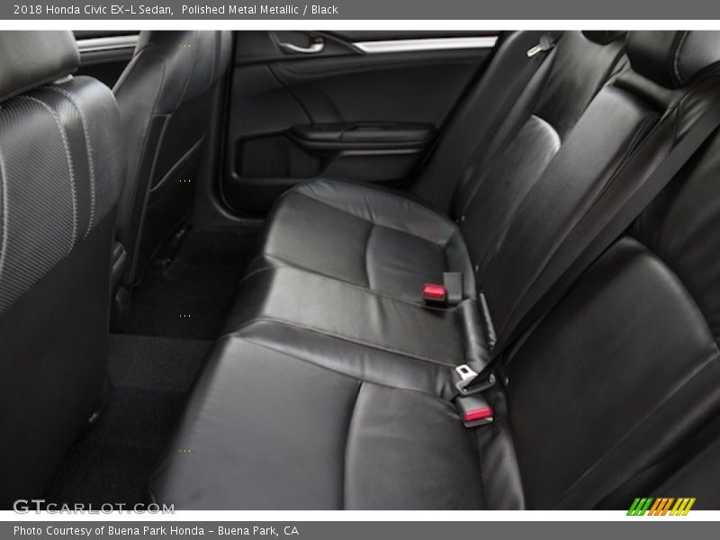 Polished Metal Metallic / Black 2018 Honda Civic EX-L Sedan