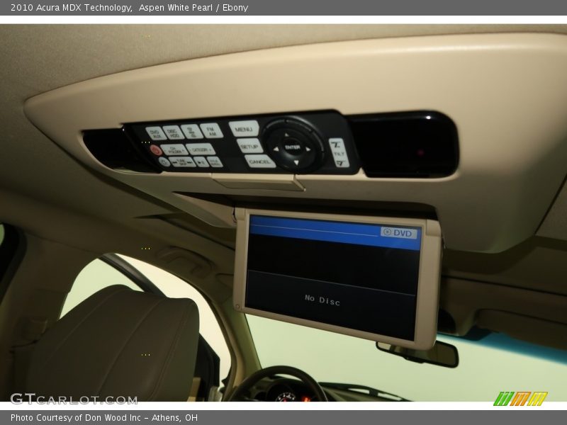 Aspen White Pearl / Ebony 2010 Acura MDX Technology