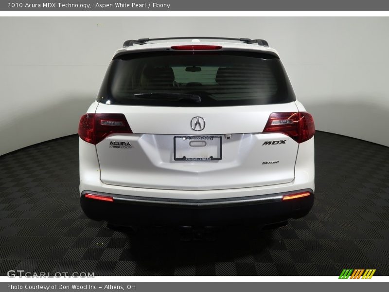 Aspen White Pearl / Ebony 2010 Acura MDX Technology