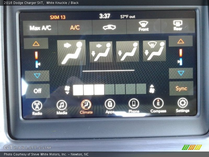 White Knuckle / Black 2018 Dodge Charger SXT