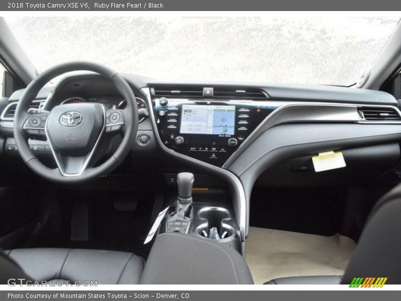 Ruby Flare Pearl / Black 2018 Toyota Camry XSE V6