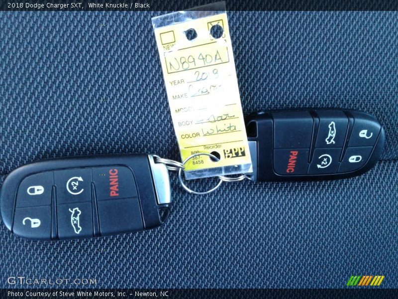 White Knuckle / Black 2018 Dodge Charger SXT