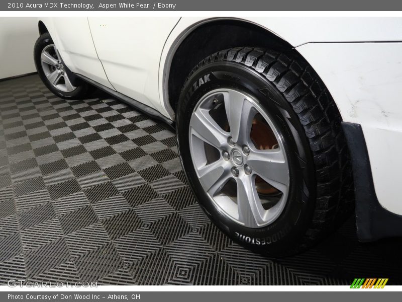 Aspen White Pearl / Ebony 2010 Acura MDX Technology