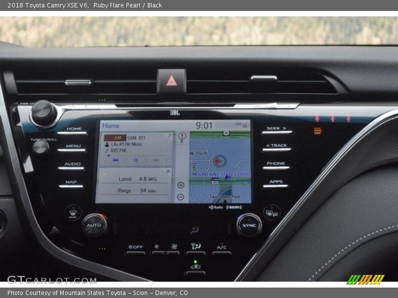 Ruby Flare Pearl / Black 2018 Toyota Camry XSE V6