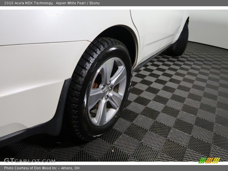 Aspen White Pearl / Ebony 2010 Acura MDX Technology
