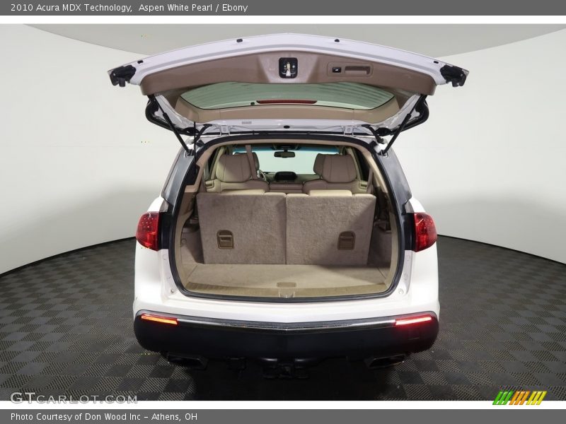 Aspen White Pearl / Ebony 2010 Acura MDX Technology