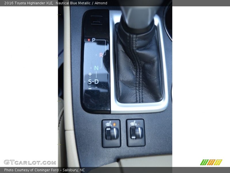 Nautical Blue Metallic / Almond 2016 Toyota Highlander XLE