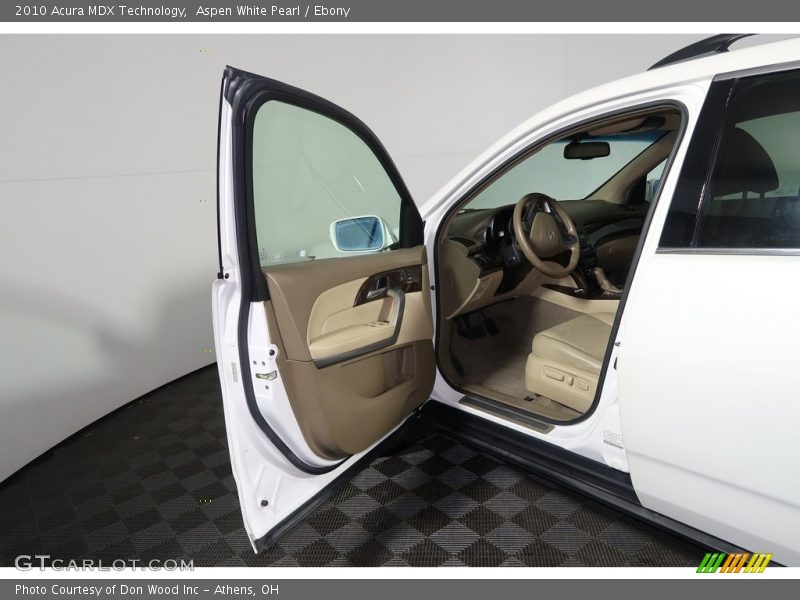 Aspen White Pearl / Ebony 2010 Acura MDX Technology