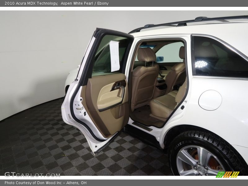 Aspen White Pearl / Ebony 2010 Acura MDX Technology