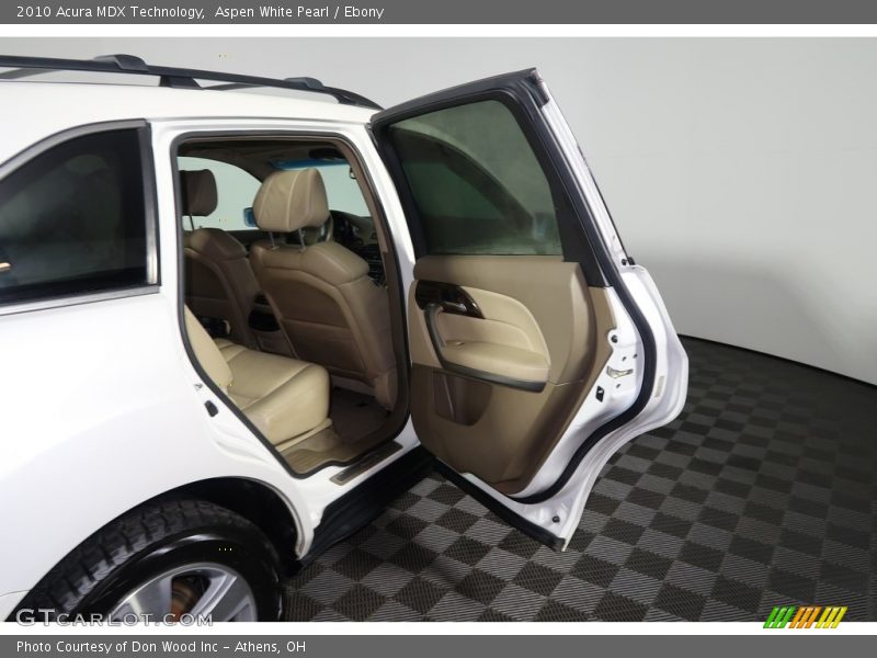 Aspen White Pearl / Ebony 2010 Acura MDX Technology