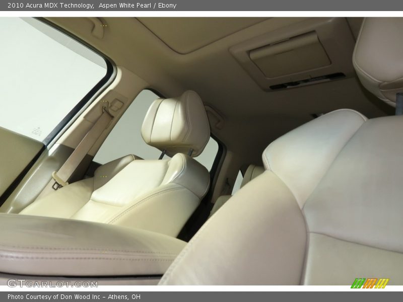 Aspen White Pearl / Ebony 2010 Acura MDX Technology