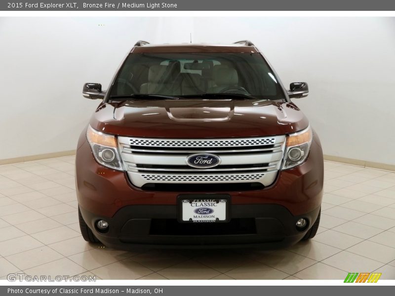 Bronze Fire / Medium Light Stone 2015 Ford Explorer XLT