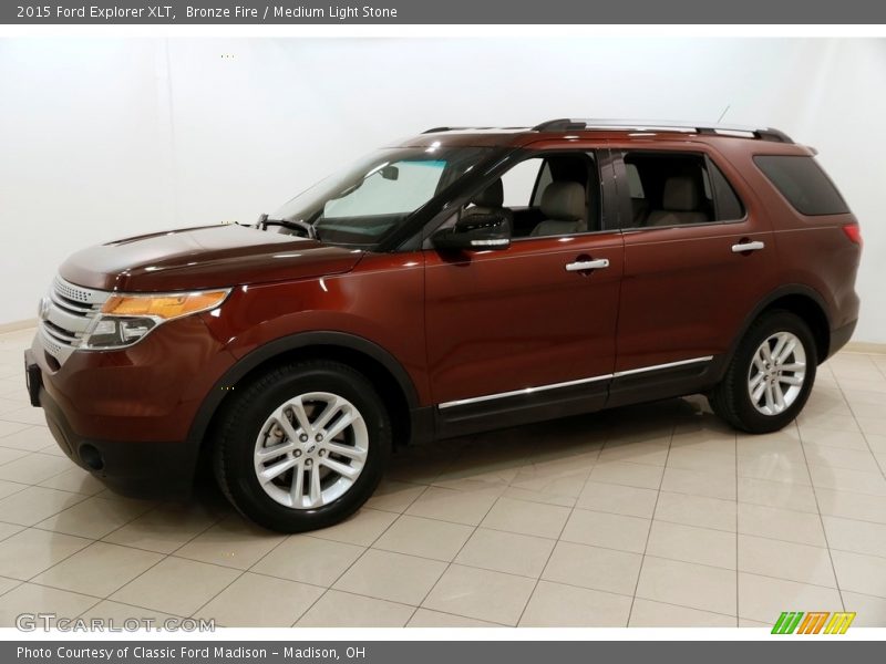 Bronze Fire / Medium Light Stone 2015 Ford Explorer XLT