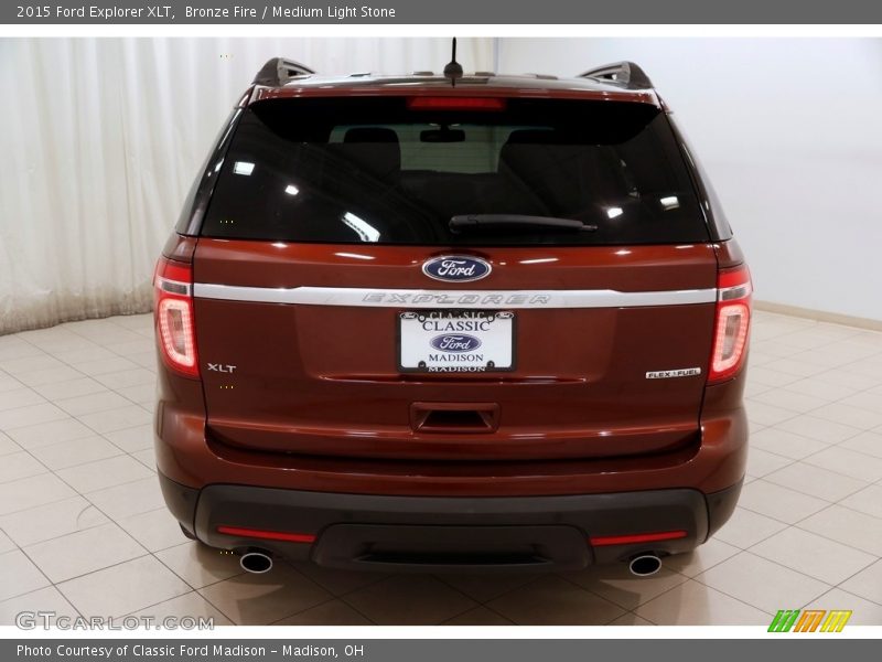 Bronze Fire / Medium Light Stone 2015 Ford Explorer XLT