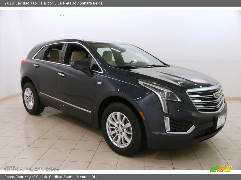 Harbor Blue Metallic / Sahara Beige 2018 Cadillac XT5