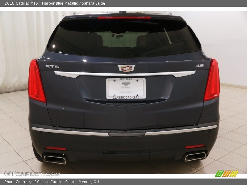 Harbor Blue Metallic / Sahara Beige 2018 Cadillac XT5