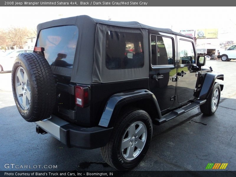 Black / Dark Slate Gray/Med Slate Gray 2008 Jeep Wrangler Unlimited Sahara 4x4