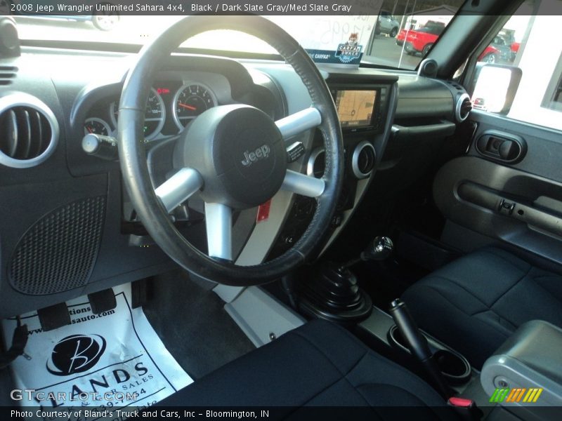 Black / Dark Slate Gray/Med Slate Gray 2008 Jeep Wrangler Unlimited Sahara 4x4