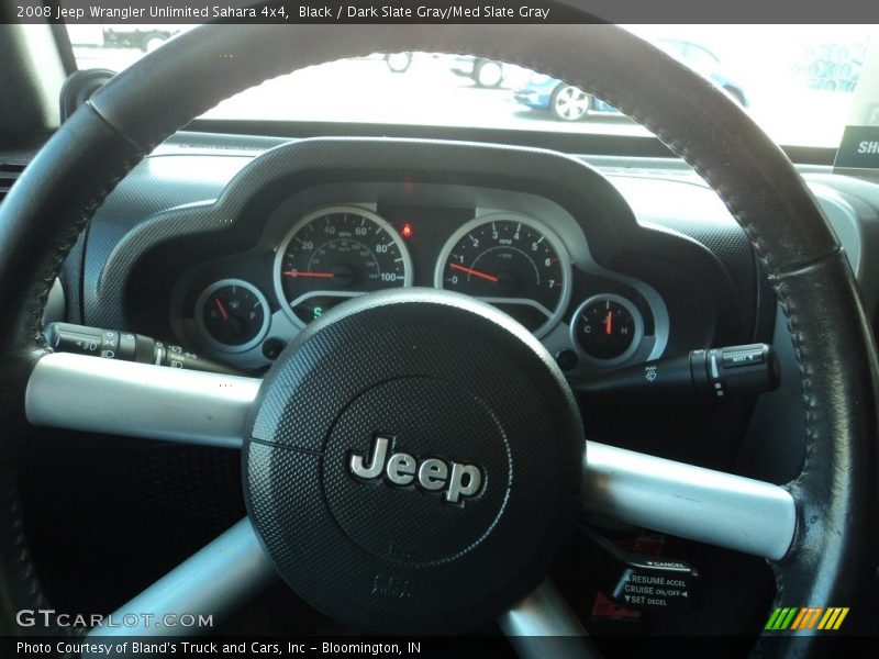 Black / Dark Slate Gray/Med Slate Gray 2008 Jeep Wrangler Unlimited Sahara 4x4