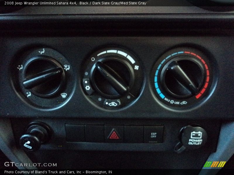 Black / Dark Slate Gray/Med Slate Gray 2008 Jeep Wrangler Unlimited Sahara 4x4