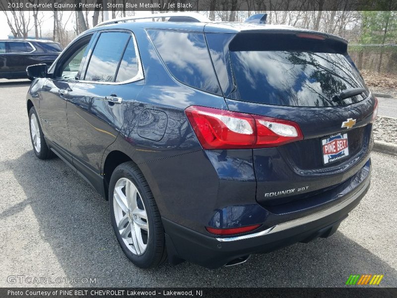 Storm Blue Metallic / Jet Black 2018 Chevrolet Equinox Premier