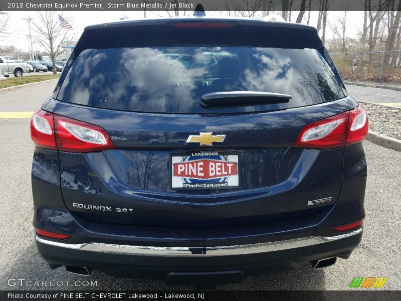 Storm Blue Metallic / Jet Black 2018 Chevrolet Equinox Premier
