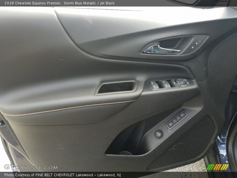 Storm Blue Metallic / Jet Black 2018 Chevrolet Equinox Premier