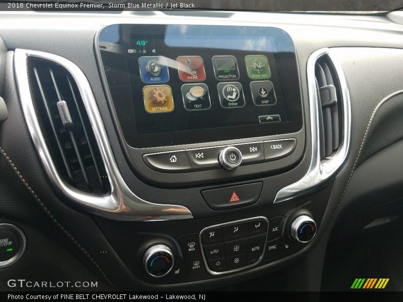 Storm Blue Metallic / Jet Black 2018 Chevrolet Equinox Premier
