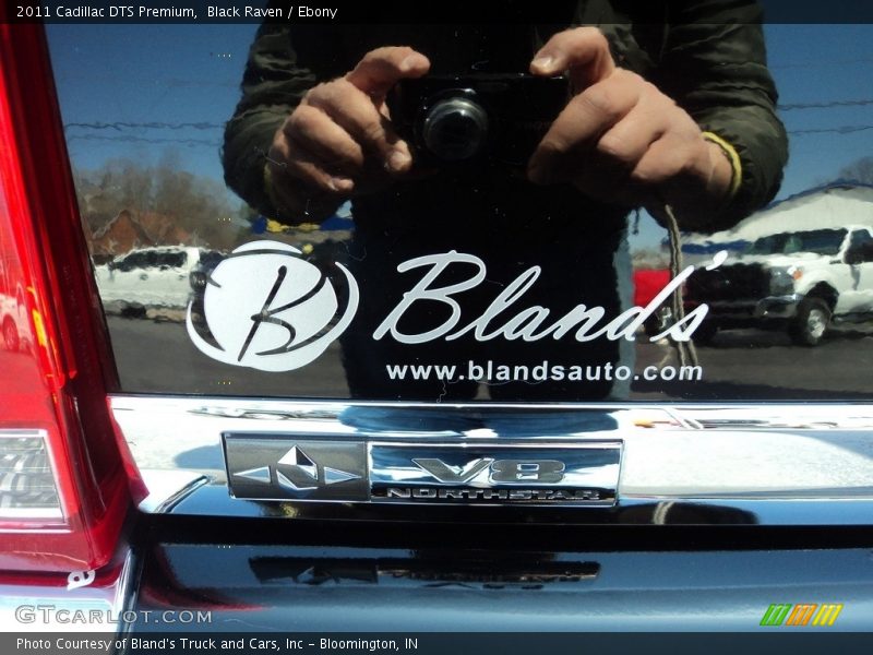 Black Raven / Ebony 2011 Cadillac DTS Premium