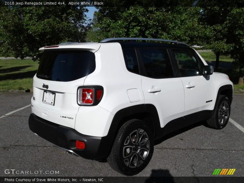 Alpine White / Black 2018 Jeep Renegade Limited 4x4