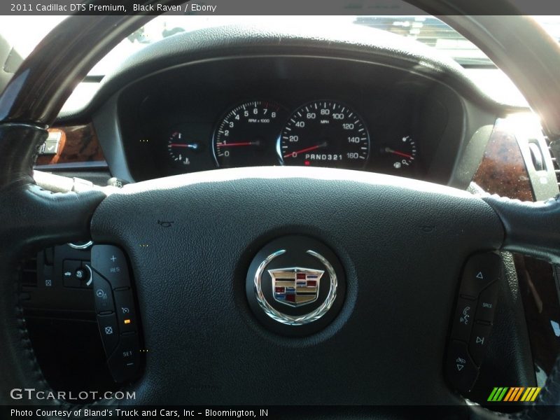 Black Raven / Ebony 2011 Cadillac DTS Premium