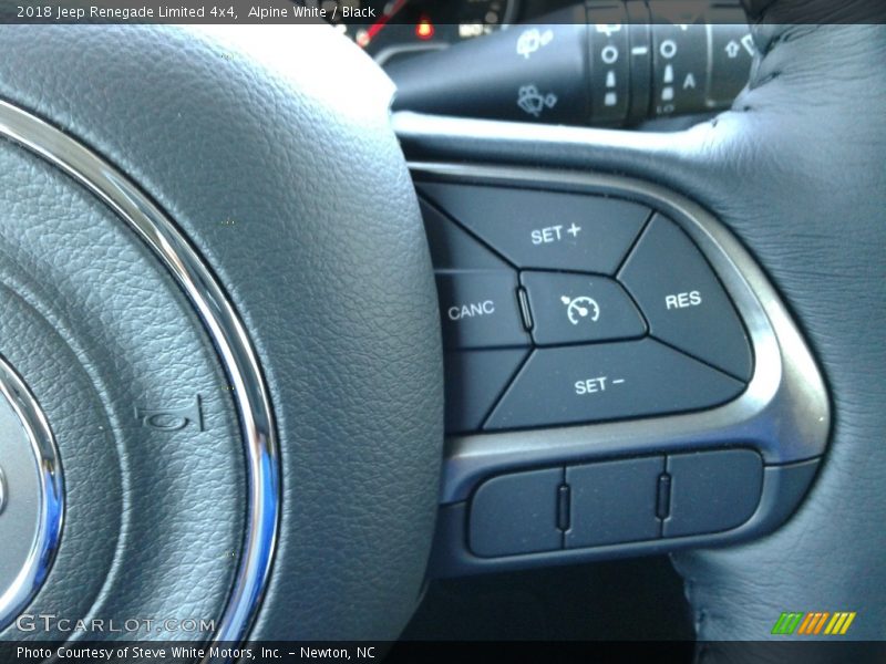 Alpine White / Black 2018 Jeep Renegade Limited 4x4