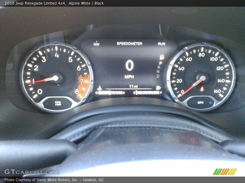 Alpine White / Black 2018 Jeep Renegade Limited 4x4