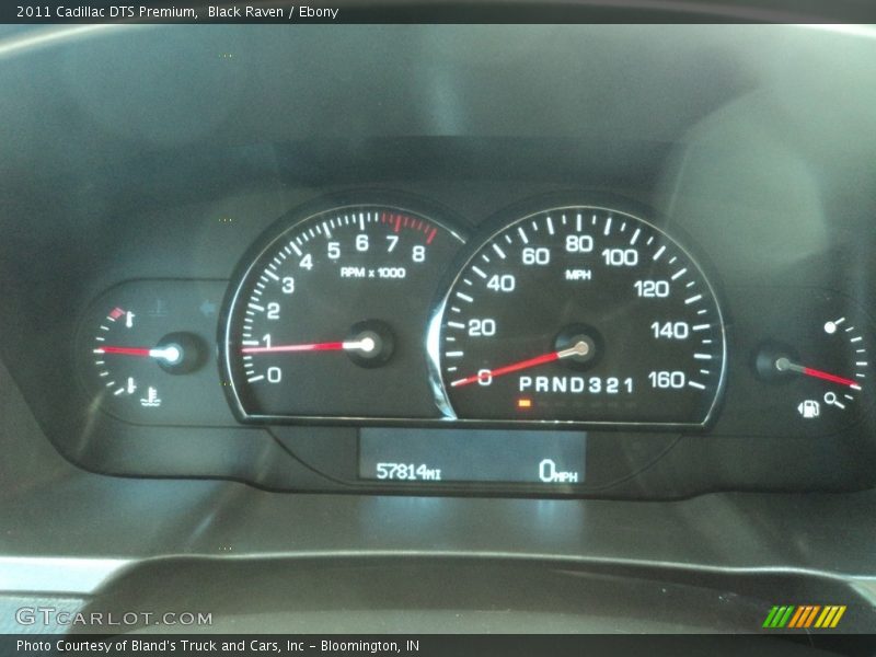 Black Raven / Ebony 2011 Cadillac DTS Premium