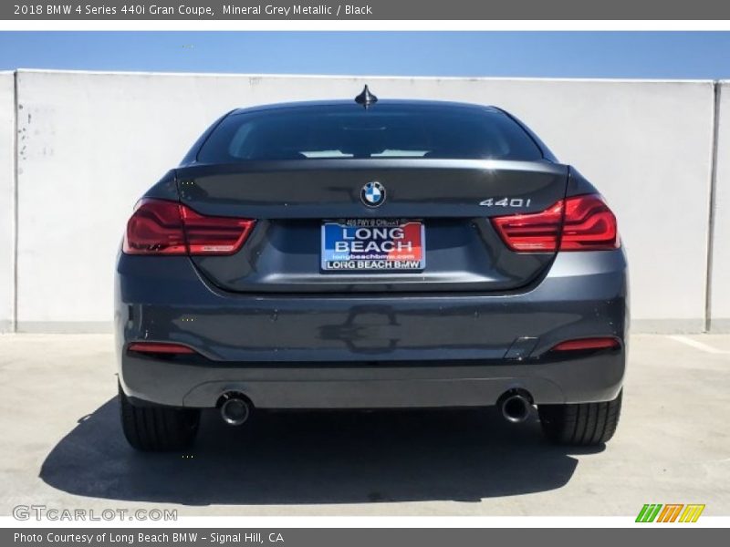 Mineral Grey Metallic / Black 2018 BMW 4 Series 440i Gran Coupe